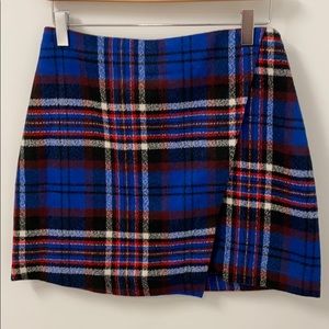 Abercrombie and Fitch wool plaid mini skirt